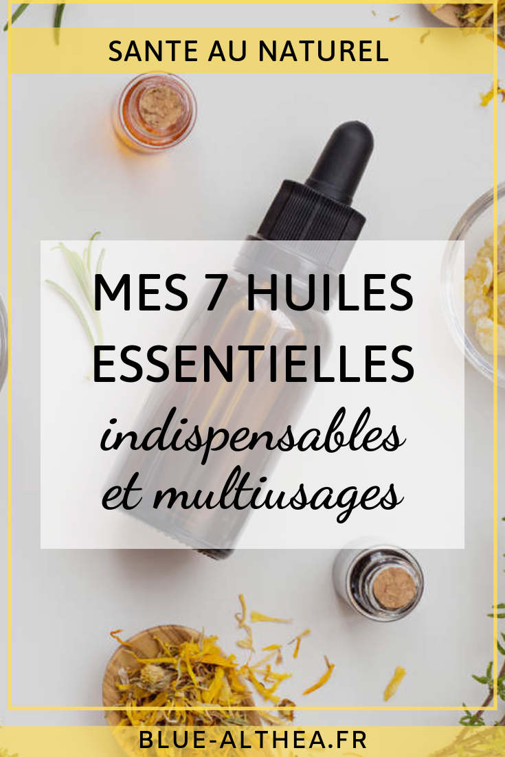 Mes 7 huiles essentielles indispensables et multi usages ! Les huiles essentielles sont des incontournables contre les petits bobos de tous les jours, retrouve ma selection ici ! #huilesessentielles #santenaturelle