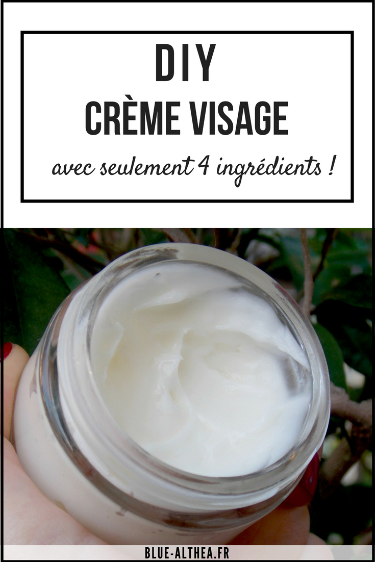 DIY sur comment créer sa propre crème visage maison simplement et avec 4 ingrédients seulement. Elle est bien entendu personnalisable pour les peaux grasses, mixtes et sèches.