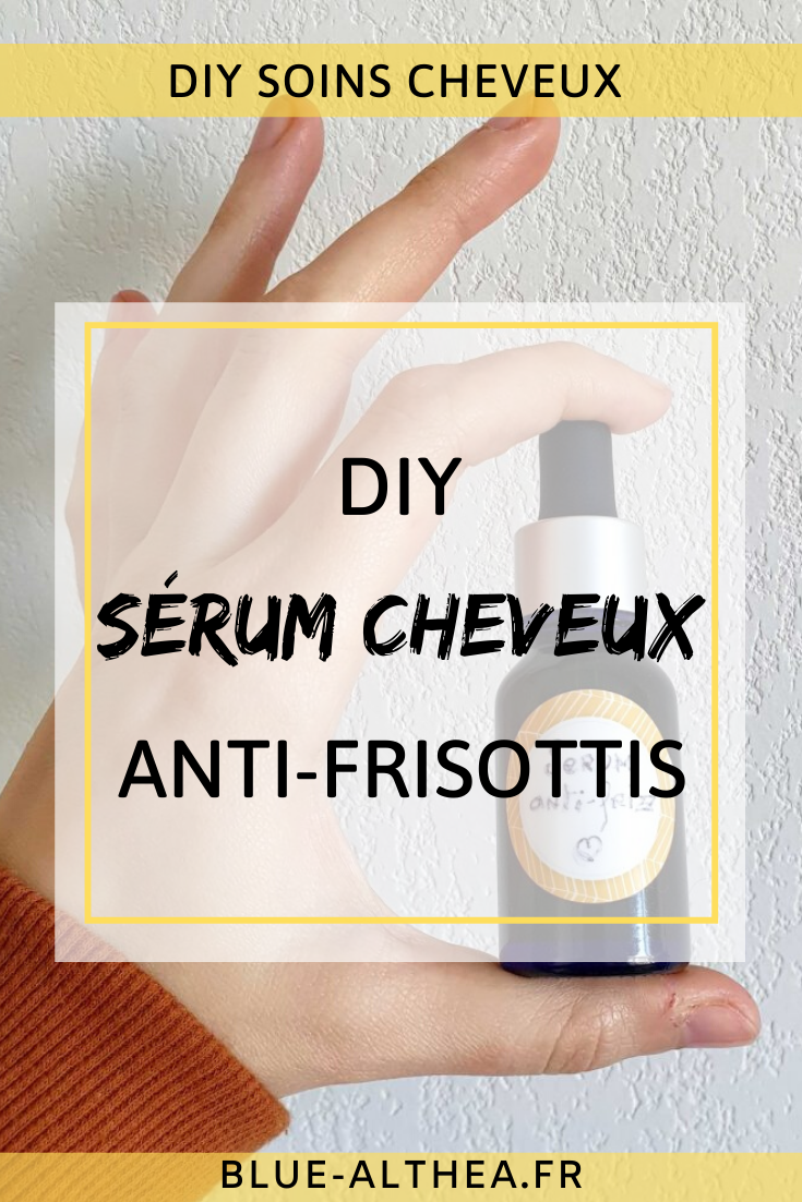 Je te propose ici un DIY sérum cheveux maison anti-frisottis qui marche du tonnerre autant sur cheveux lisses que bouclés